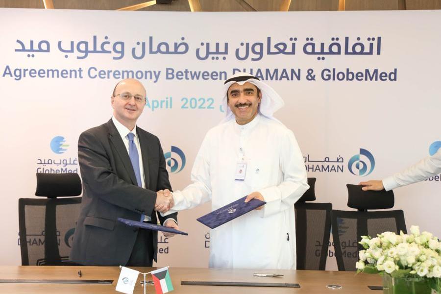 DHAMAN & GlobeMed Kuwait sign a collaboration agreement