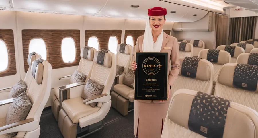 Emirates crowned ‘Best Overall Airline in the Middle East’ at 2026 APEX Awards