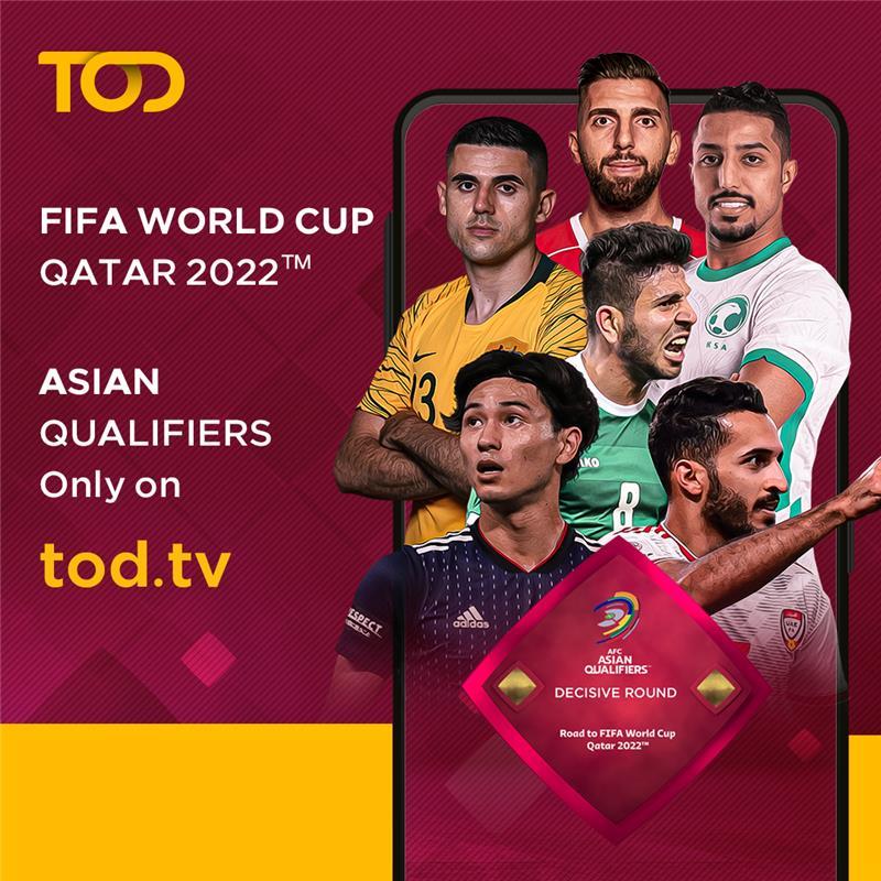 TOD to broadcast the AFC Asian Qualifiers - Road to Qatar™ through beIN Sports exclusivley