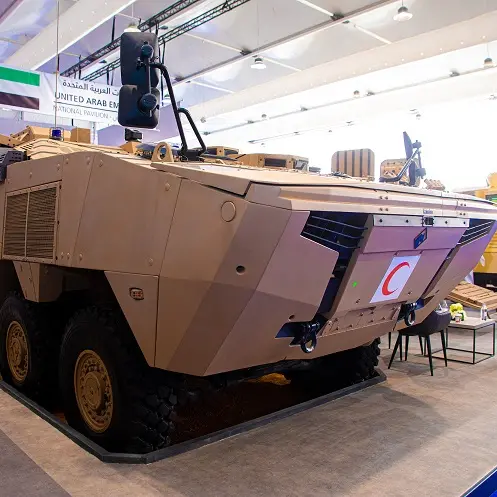 EDGE introduces a protected ambulance based on Rabdan 8x8 at World Defense Show 2022