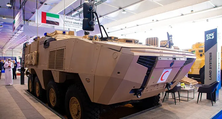 EDGE introduces a protected ambulance based on Rabdan 8x8 at World Defense Show 2022