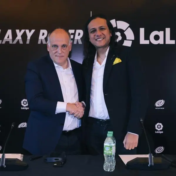 رابطة الدوري الإسباني لكرة القدم وجالاكسي ريسر توقعان اتفاقية جديدة للتوسع في منطقة الشرق الأوسط وشمال أفريقيا وشبه القارة الهندية