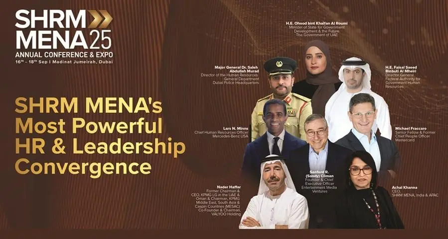 SHRM MENA Annual Conference & Expo 2025 to transform Dubai into a global hub for the future of work