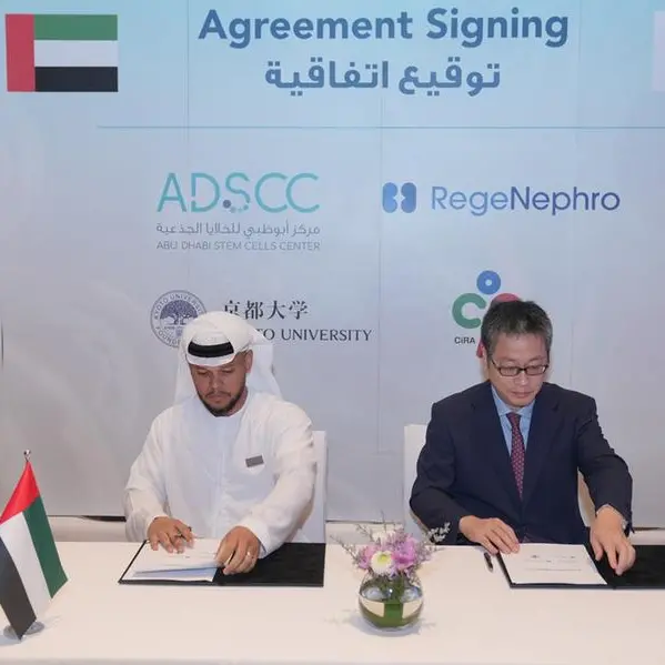 Abu Dhabi Stem Cells Center partners with Japan-based Kyoto University and Rege Nephro