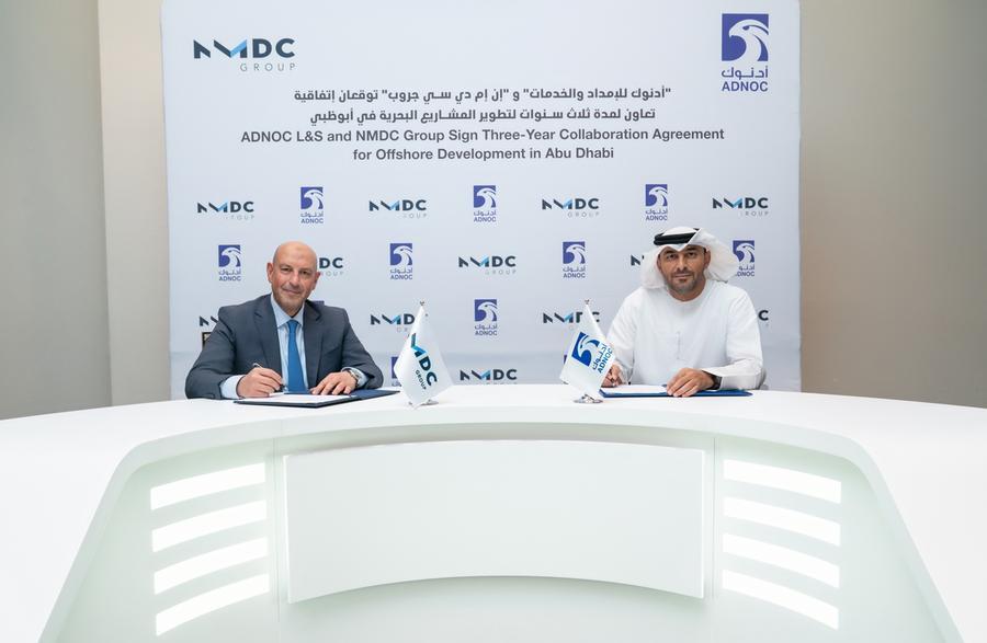 NMDC in ADNOC L&S podpisala triletni sporazum o sodelovanju pri razvoju na morju v Abu Dabiju