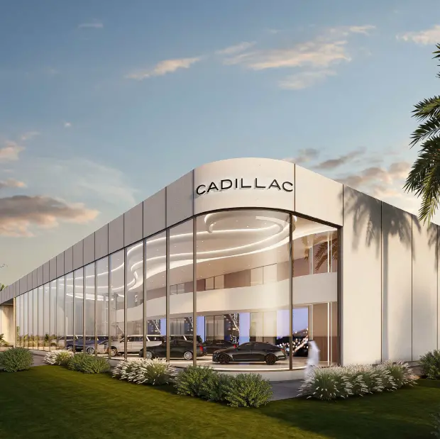 Cadillac Arabia and Al Ghandi Auto break ground on a new AED 47mln state of the art Experience Center in Abu Dhabi