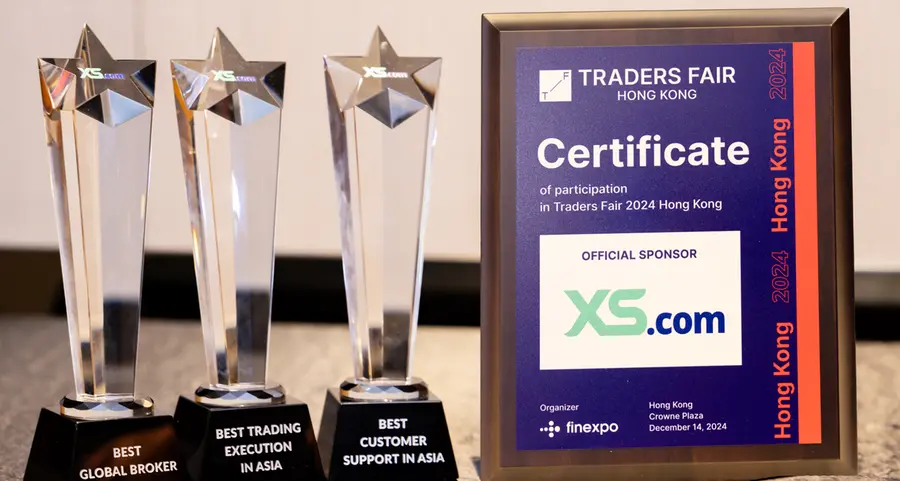 XS.com crowned as best global broker at Traders Awards Ceremony in Hong Kong