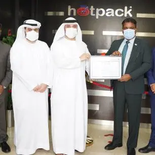 Hotpack certified `Verified Exporter' by DED export promotion entity