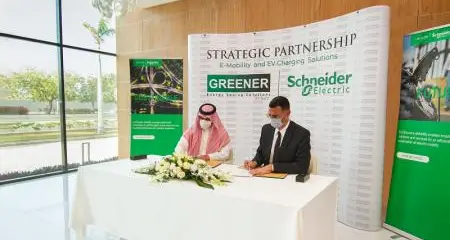 Schneider Electric partners with GREENER by IHCC to develop Saudi Arabia's electric vehicle sector