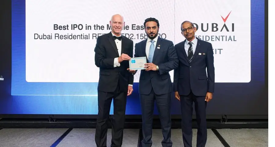Dubai Residential REIT’s landmark listing named Best IPO in the Middle East by EMEA Finance