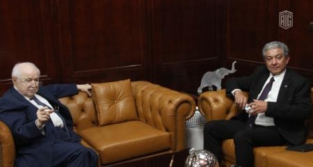 أبوغزاله يستقبل الأمين العام للمنظمة الكشفية العربية