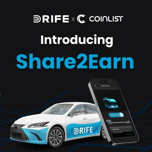 DRIFE teams up with Coinlist to test its new Share2Earn campaign