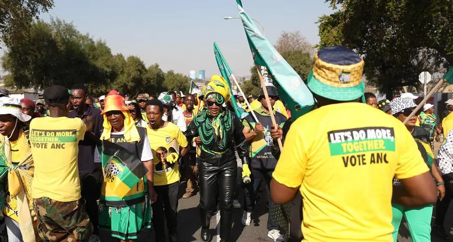 South African parties rally voters with ANC majority under threat