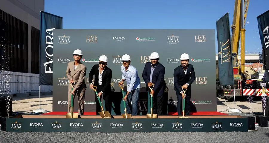 ANAX Developments breaks ground on Evora Residences in Al Furjan, within two months of launch