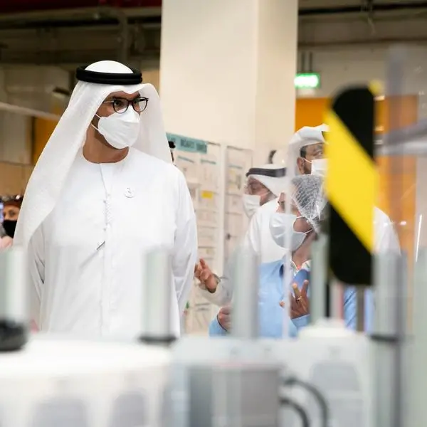 Sultan Al Jaber visits Enviroserve and Unilever's factory in Dubai Industrial City