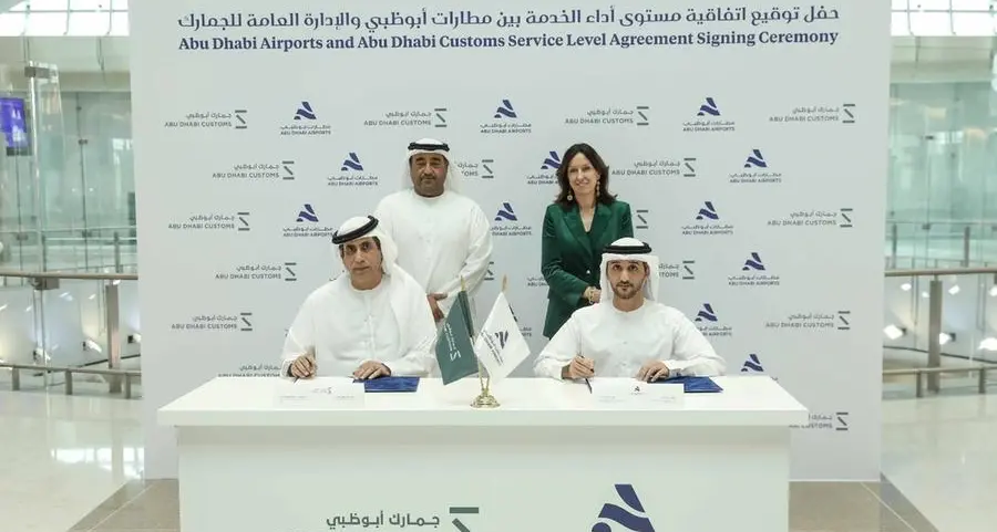 Abu Dhabi Airports and Abu Dhabi Customs sign an agreement to reinforce service excellence