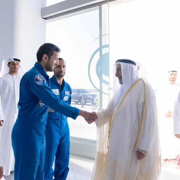 Sharjah ruler receives astronauts Aultan AlNeyadi, Hazzaa AlMansoori and UAE Mission 2 team