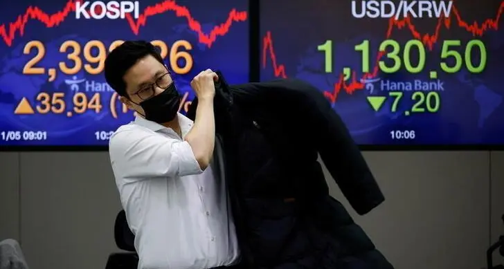 S.Korea stocks rise as investors latch on to upbeat export data