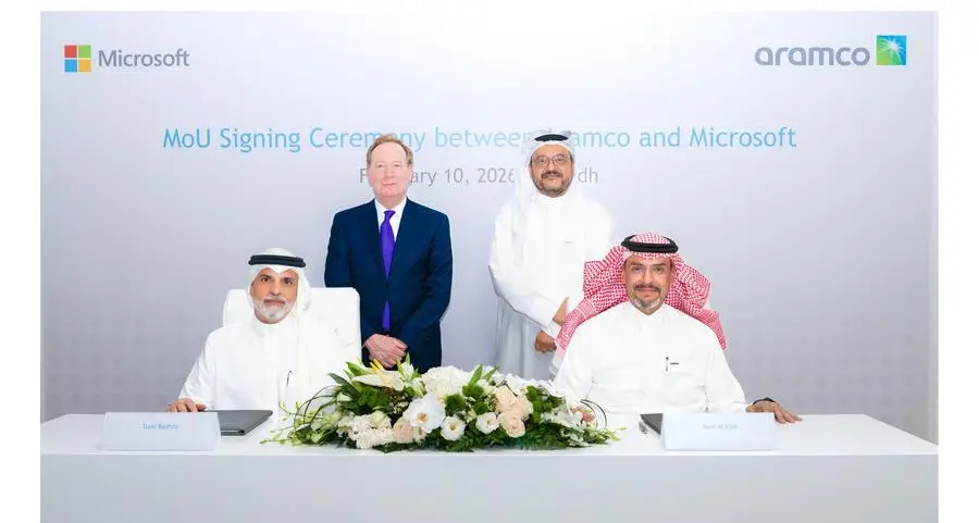 Aramco signs MoU with Microsoft to help advance industrial AI and digital talent transformation