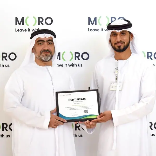 Moro Hub presents Green Certificate to Dubai Electronic Security Center