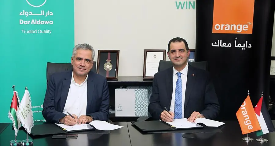 Orange Jordan and Dar Aldawa announce a strategic partnership for development and investment