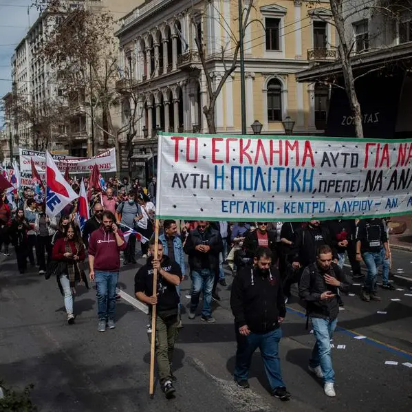 Greek unions launch 24-hour walkout over train tragedy