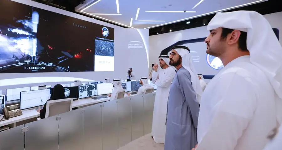 Sheikh Mohammed visits MBRSC Mission Control Centre, witnesses Rashid Rover launch