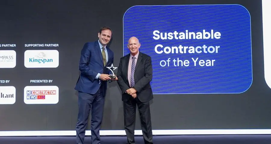 Acciona wins the Sustainable Contractor of the Year award