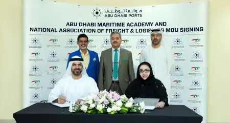 Abu Dhabi Maritime Academy to advance logistics education with national association of freight and logistics
