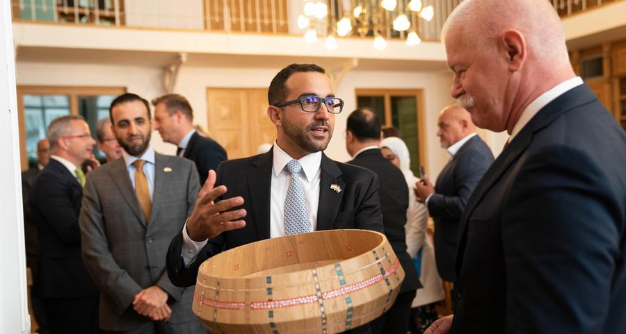 Fahim Al Qasimi discusses active cultural and economic relations with Hungary’s Minister of Culture and Innovation
