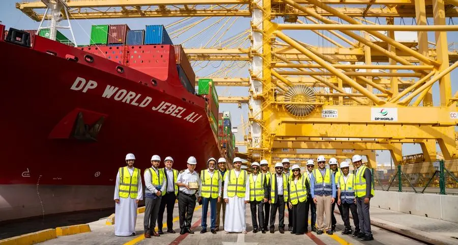 DP World’s latest vessel makes maiden call at Jebel Ali Port