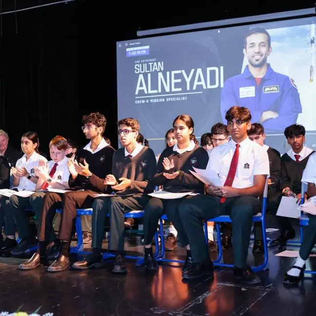 Astronaut Sultan Al Neyadi connects with Jumeirah College students live from space