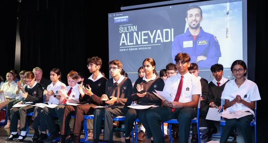 Astronaut Sultan Al Neyadi connects with Jumeirah College students live from space
