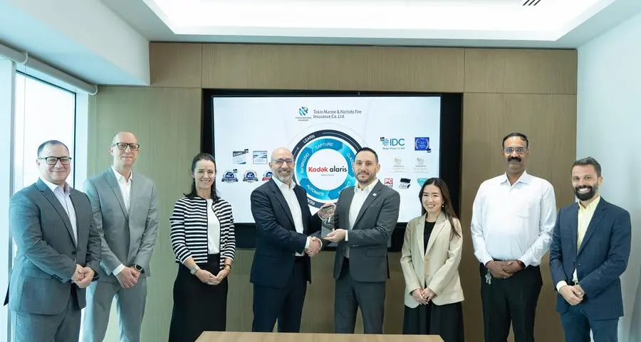 Tokio Marine Insurance UAE simplifies claims with Kodak Alaris’ AI-driven automation