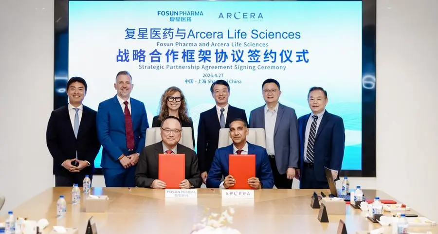 Arcera Life Sciences and Fosun Pharma launch long-term collaboration framework