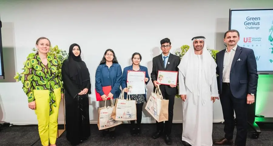 UE Dubai and BSH Middle East celebrate young sustainability innovators at the Green Genius Challenge awards ceremony