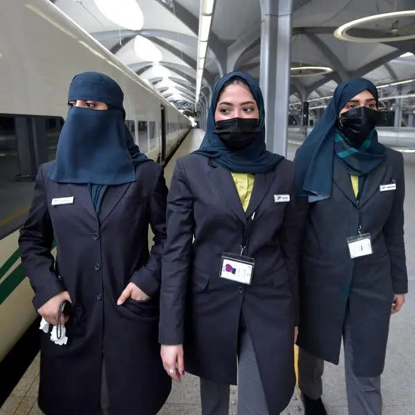 Women drive fast train to Mecca as Saudi workforce evolves