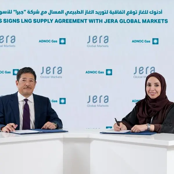 ADNOC Gas strengthens partnership with JERA Global Markets through new LNG agreement