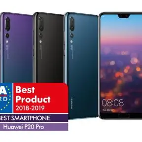 HUAWEI P20 Pro is awarded - \"Best Smartphone of the Year\" by the European Image and Sound Association (EISA)