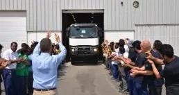 First Saudi-built Renault Truck rolls out of AVI facility in King Abdullah Economic City (KAEC)