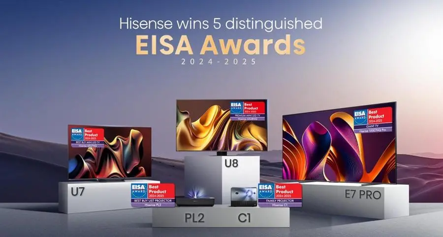 Hisense wins Host of EISA Awards 2024-2025 for innovation and excellence