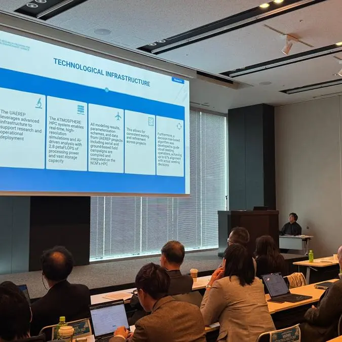 UAEREP showcases pioneering rain enhancement initiatives at Moonshot Goal 8 Symposium in Japan