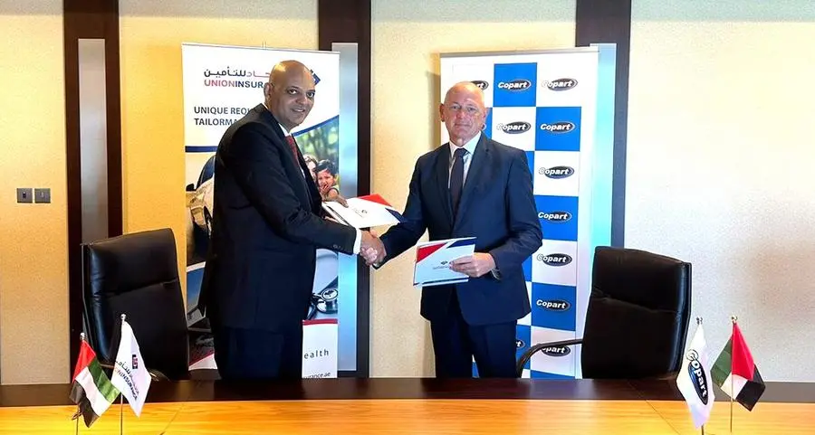 Union Insurance signs strategic agreement with Copart UAE Auctions