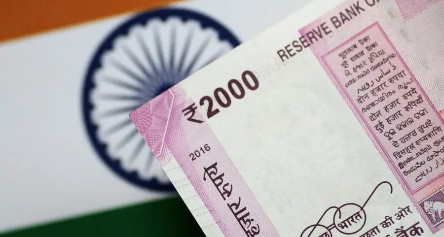 Indian rupee ends lower pressured by likely equity outflows, stronger dollar