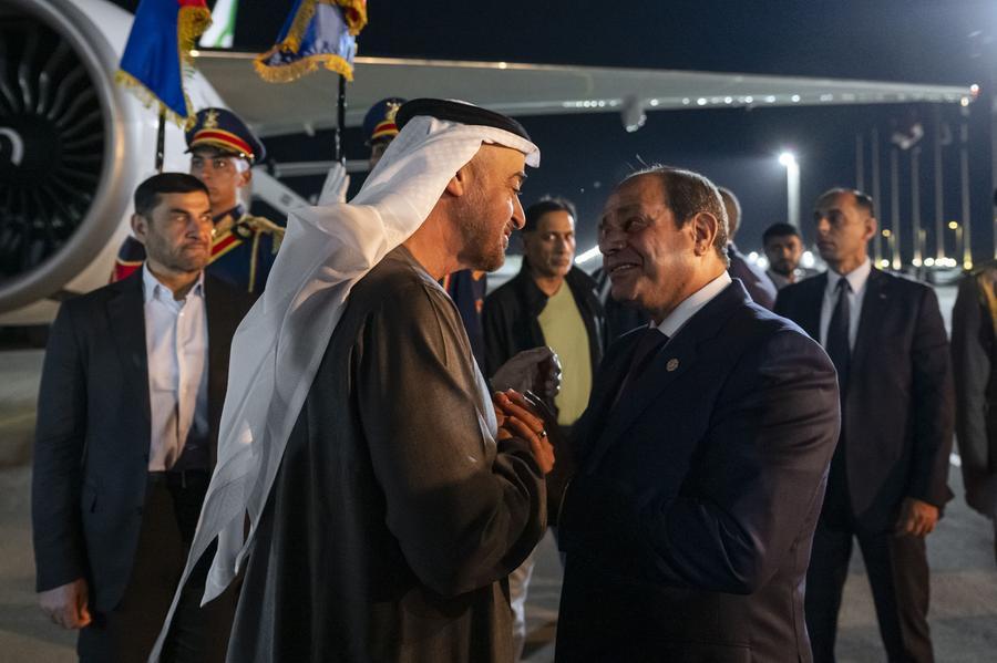 UAE President departs El Alamein at conclusion of fraternal visit to Egypt