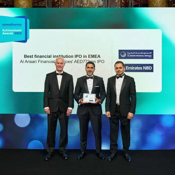 Al Ansari Financial Services wins top honors for Best Financial IPO in EMEA 2023