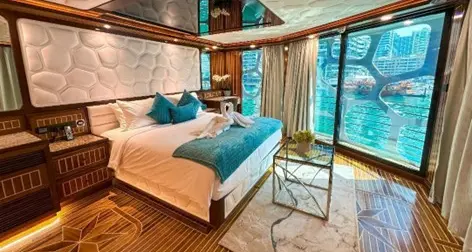 Yas Marina welcomes Abu Dhabi’s first-ever floating holiday home with the arrival of Orchid Overnight Superyacht