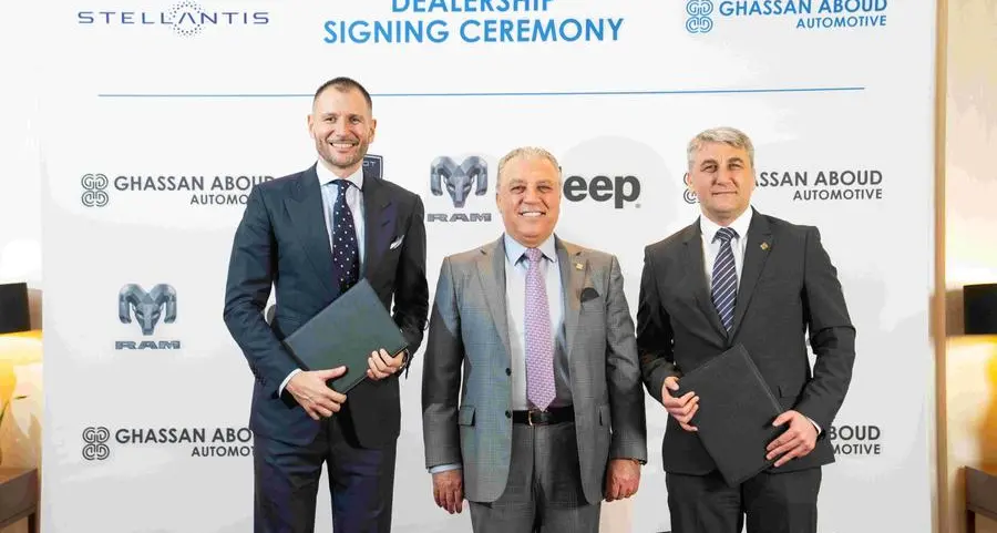 Stellantis appoints Ghassan Aboud Automotive as distributor for Jeep®, RAM and Peugeot in Syria