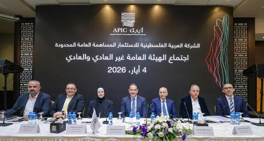 The General Assembly of Arab Palestinian Investment Company approves dividend distribution of $13mln