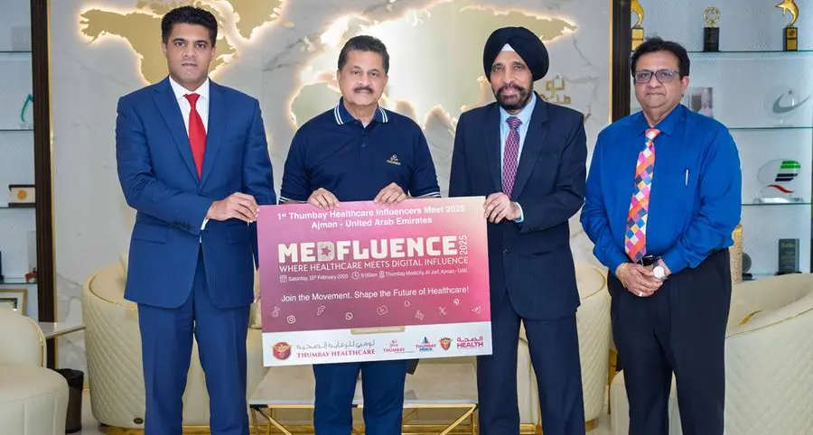 Thumbay Group to host the first-ever Healthcare Influencers Summit 2025 at Thumbay Medicity, Ajman, UAE